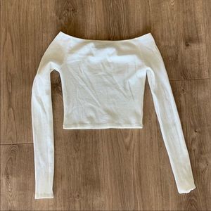 Reformation Off-Shoulder Long Sleeve
